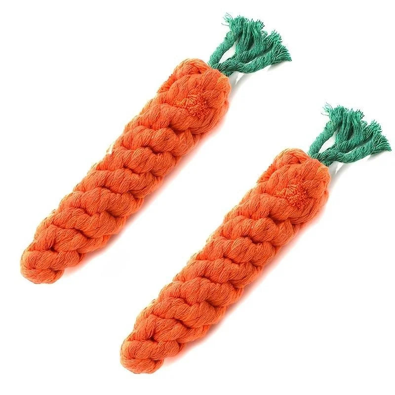 Carrot Rope Chew Toy