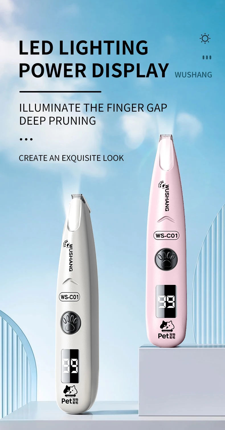 Waterproof Electric Trimmer with LED
