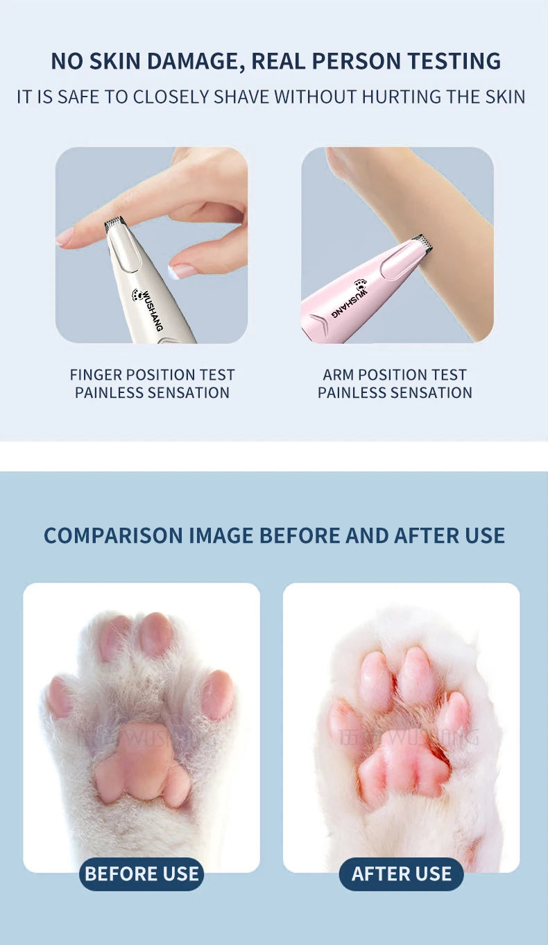 Waterproof Electric Trimmer with LED
