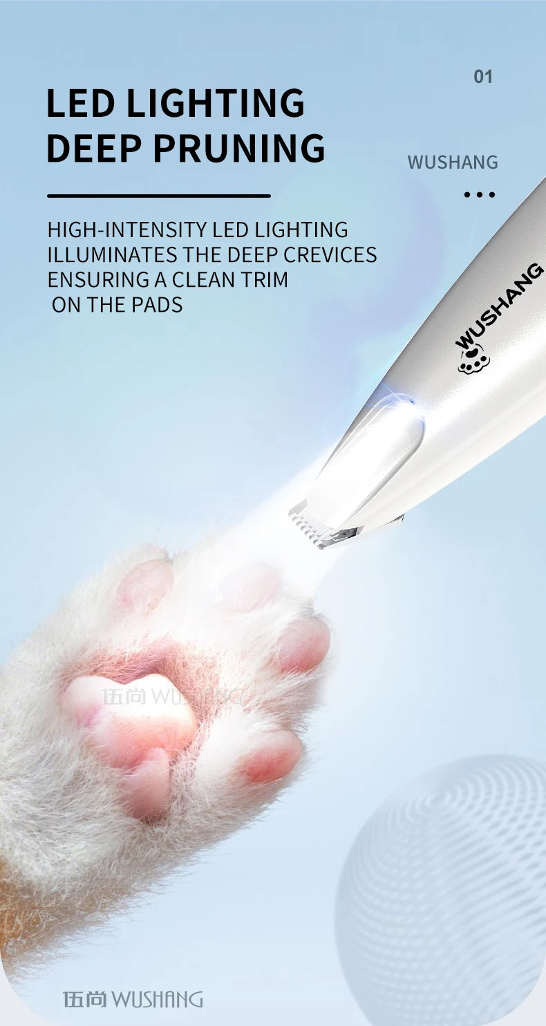 Waterproof Electric Trimmer with LED