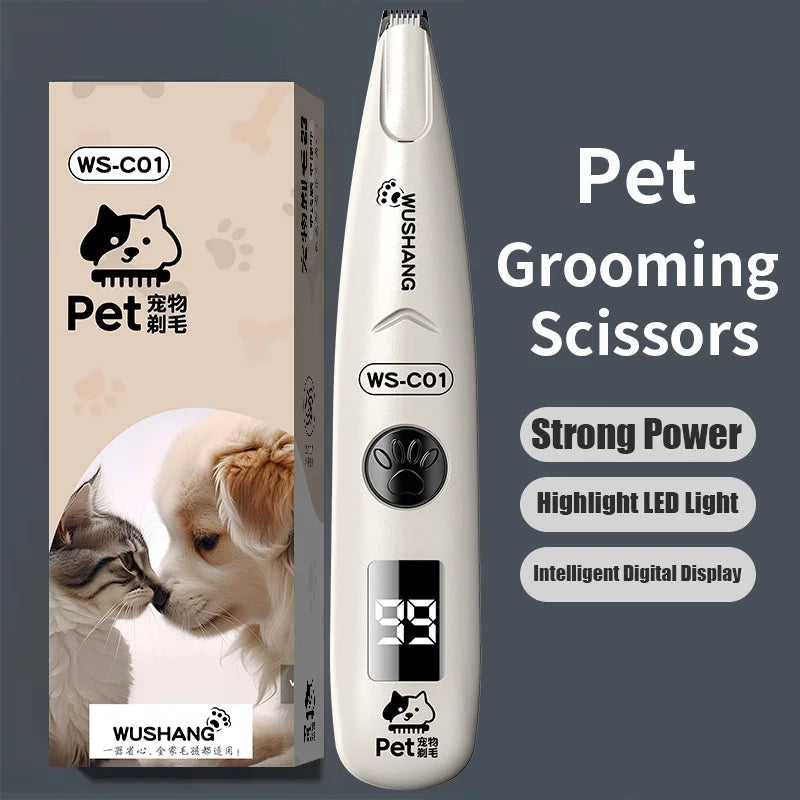 Waterproof Electric Trimmer with LED