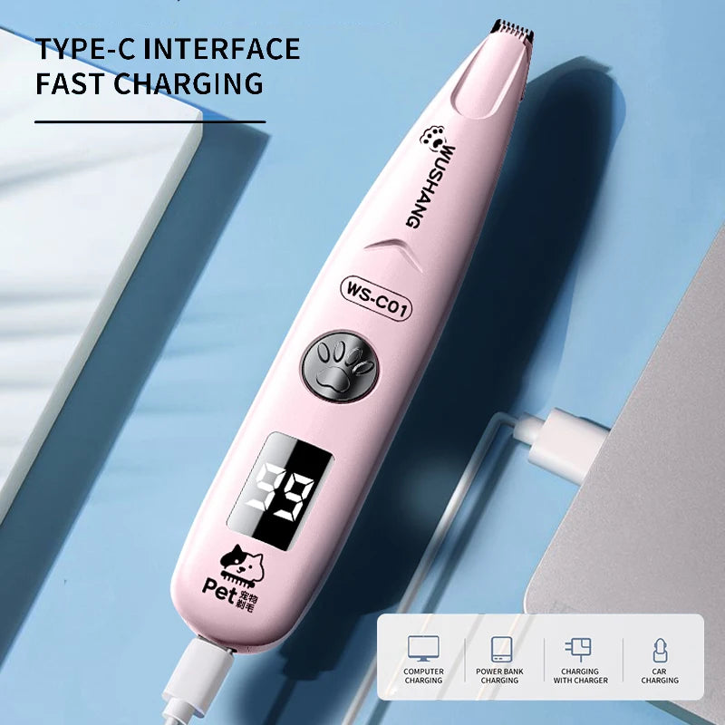 Waterproof Electric Trimmer with LED