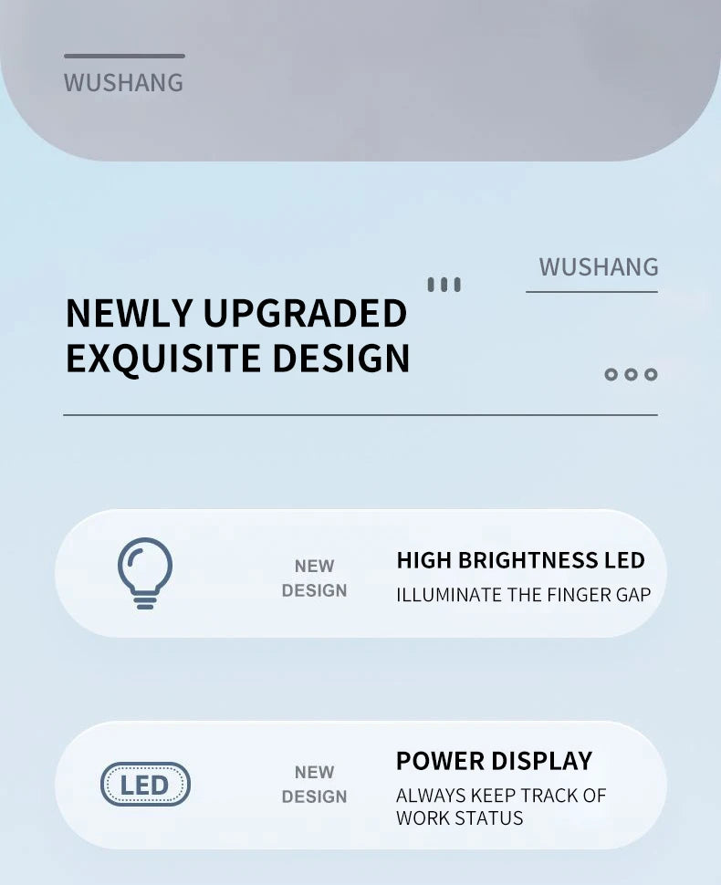 Waterproof Electric Trimmer with LED