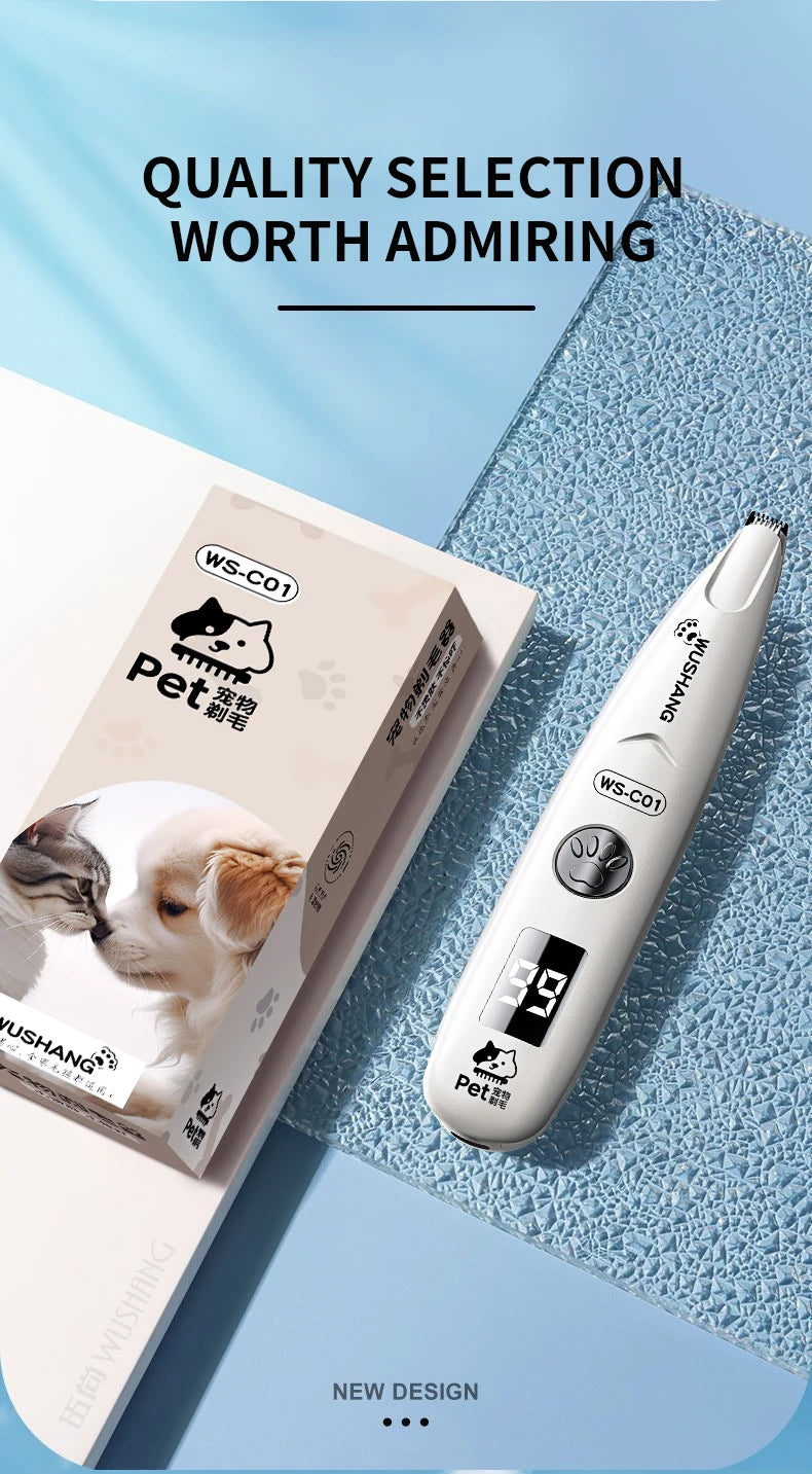 Waterproof Electric Trimmer with LED