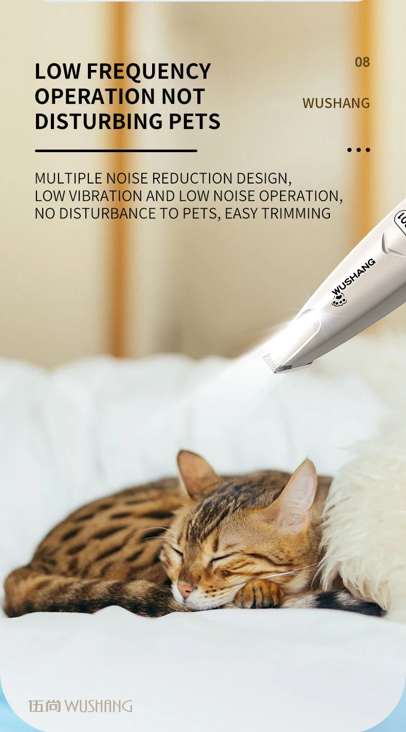 Waterproof Electric Trimmer with LED
