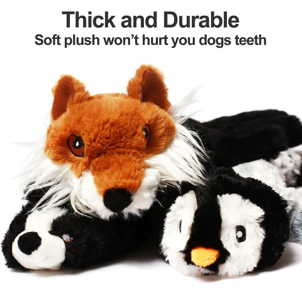 Crinkly Squeaky Animal Toys