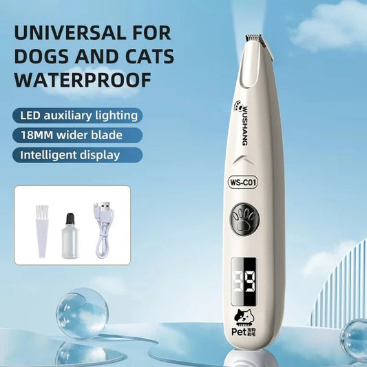 Waterproof Electric Trimmer with LED