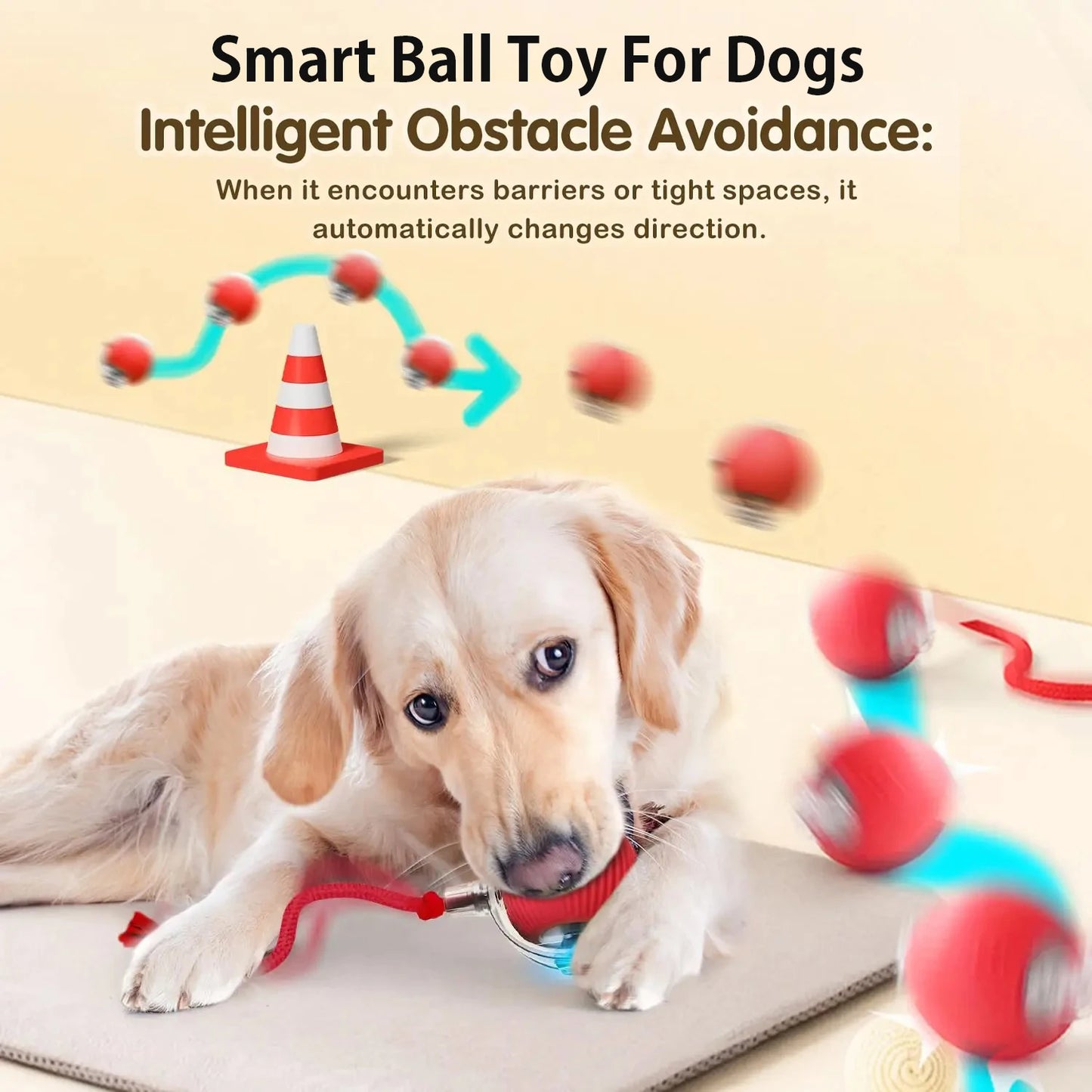 Automatic Self-Rolling Ball